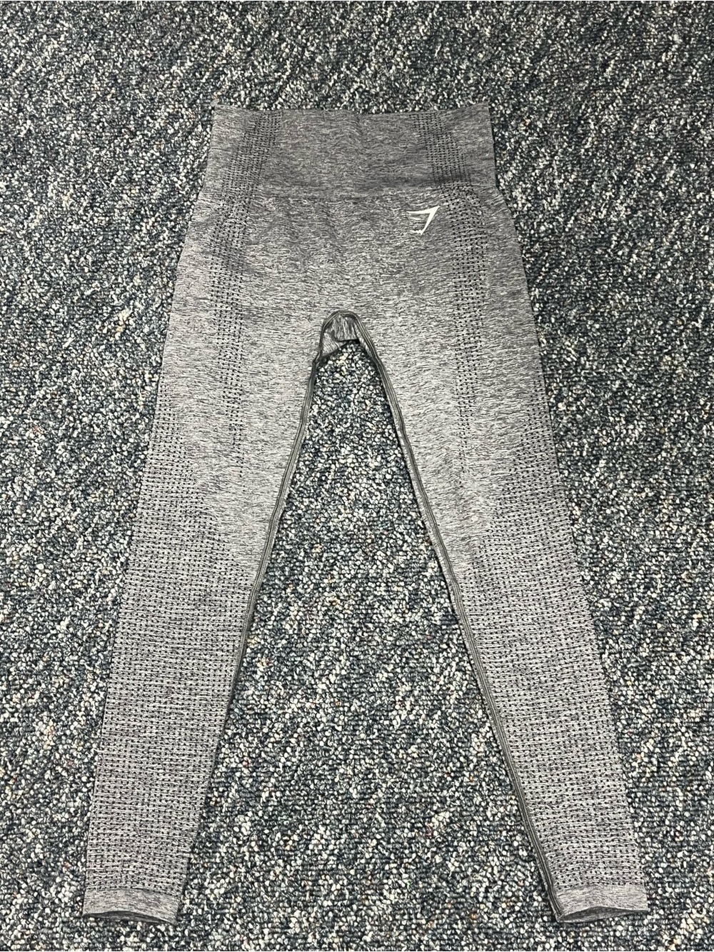 Women’s Gymshark Gray Seamless Leggings fits an XS-S